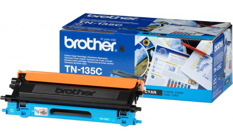 BROTHER tonerová kazeta TN-135C/ HL-40x0/ DCP-904x/ MFC-9x40/ 4000 stránek/ Azurový