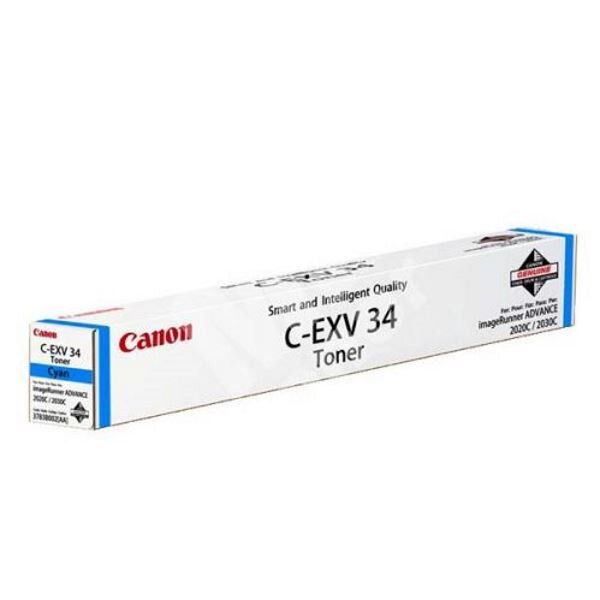 Canon toner C-EXV-34/ iR-C2020/ 2030/ 19 000 strán/ azurový