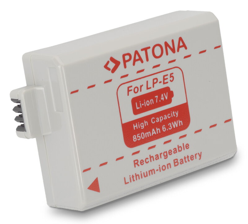 PATONA baterie pro foto Canon LP-E5 850mAh