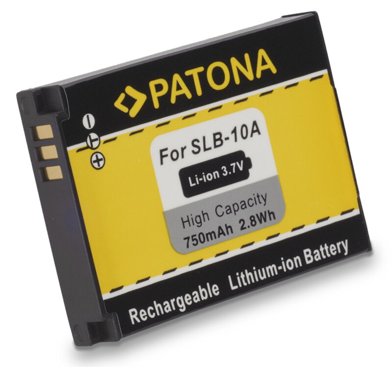 PATONA baterie pro foto Samsung SLB10A 750mAh