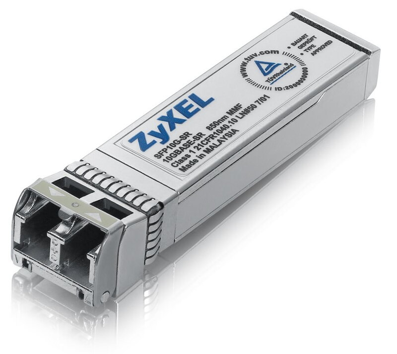 ZyXEL SFP10G-SR 10G SFP + modul / Wavelength 850nm / Short range (300m) / Double LC connector ZyXEL SFP10G-SR 10G SFP + modul / Wavelength 850nm / Short range (300m) / Double LC connector
