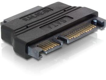 DeLock adaptér SATA 22pin samec -> Slim SATA 7+6pin samice DeLock adaptér SATA 22pin samec -> Slim SATA 7+6pin samice