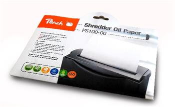 PEACH olejový papír pro údržbu skartovaček Shredder Service Kit PS100-00, 12 listů PEACH olejový papír pro údržbu skartovaček Shredder Service Kit PS100-00, 12 listů