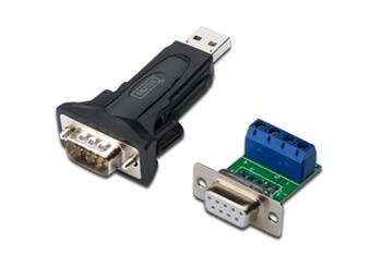Digitus převodník USB 2.0 na sériový port, RS485, DSUB 9M + Pinout adaptér Digitus převodník USB 2.0 na sériový port, RS485, DSUB 9M + Pinout adaptér