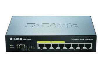 D-Link DGS-1008P/E 8-port 10/100/1000 Desktop Switch w/ 4 PoE Ports