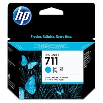 HP Ink Cartridge 711/Cyan/3x29m/3-Pack HP Ink Cartridge 711/Cyan/3x29m/3-Pack