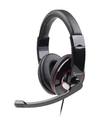 Gembird Sluchátka s mik MHS-001 Gaming black Gembird Sluchátka s mik MHS-001 Gaming black