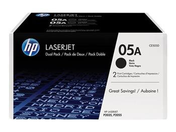 HP toner 05A/Black/2x2300 stran/2-pack HP toner 05A/Black/2x2300 stran/2-pack