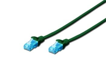 Digitus Ecoline Patch Cable, UTP, CAT 5e, AWG 26/7, zelený 2m, 1ks Digitus Ecoline Patch Cable, UTP, CAT 5e, AWG 26/7, zelený 2m, 1ks