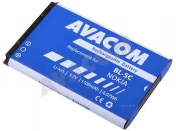 AVACOM Náhradní baterie do mobilu Nokia 6230, N70, Li-Ion 3,7V 1100mAh (náhrada BL-5C)