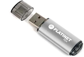 PLATINET flashdisk USB 2.0 X-Depo 32GB stříbrný