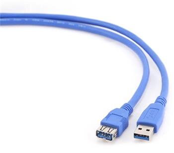 GEMBIRD Kabel USB A-A 1,8m 3.0 prodlužovací, modrý GEMBIRD Kabel USB A-A 1,8m 3.0 prodlužovací, modrý