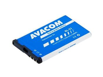 AVACOM Baterie do mobilu Nokia 5230, 5800, X6 Li-Ion 3,7V 1320mAh (náhrada za BL-5J) AVACOM Baterie do mobilu Nokia 5230, 5800, X6 Li-Ion 3,7V 1320mAh (náhrada za BL-5J)