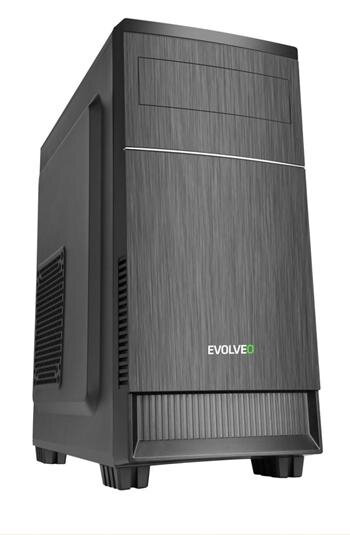 EVOLVEO M1, case mATX, 2x USB2.0 / 1x USB3.0 / 2x 120mm LED / 1x 140mm/ černý EVOLVEO M1, case mATX, 2x USB2.0 / 1x USB3.0 / 2x 120mm LED / 1x 140mm/ černý