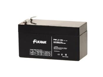 FUKAWA akumulátor FW 1,2-12 U (12V; 1,2Ah; faston 4,7mm; životnost 5let; 43mm)