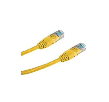 DATACOM Patch cord UTP CAT5E 1m žlutý DATACOM Patch cord UTP CAT5E 1m žlutý