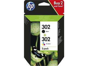 HP Ink Cartridge 302/Black/Tricolor/190/165 stran/Combo 2-Pack HP Ink Cartridge 302/Black/Tricolor/190/165 stran/Combo 2-Pack