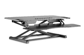 DIGITUS Stojan pro výškové nastavení pracovní plochy pro sezení/stání 95x61x11-46cm; Dolní zasuvka na klávesnice a myš DIGITUS Stojan pro výškové nastavení pracovní plochy pro sezení/stání 95x61x11-46cm; Dolní zasuvka na klávesnice a myš