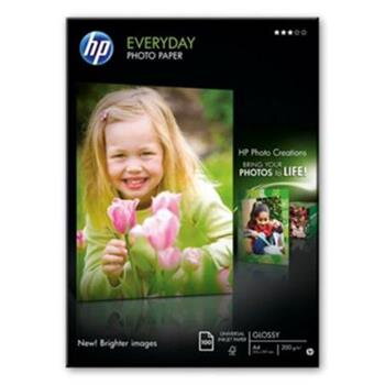 HP Q2510A Everyday Photo Paper, Glossy, A4, 100 listů, 200 g/m2 HP Q2510A Everyday Photo Paper, Glossy, A4, 100 listů, 200 g/m2