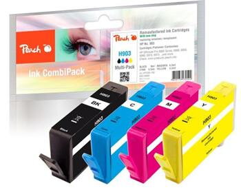 PEACH kompatibilní cartridge HP No. 903, Multi-Pack1x bk,c,m,y PEACH kompatibilní cartridge HP No. 903, Multi-Pack1x bk,c,m,y
