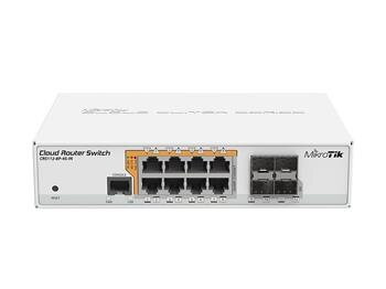 MikroTik Cloud Router Switch CRS112-8P-4S-IN, 8x GLAN s PoE, 4x SFP MikroTik Cloud Router Switch CRS112-8P-4S-IN, 8x GLAN s PoE, 4x SFP