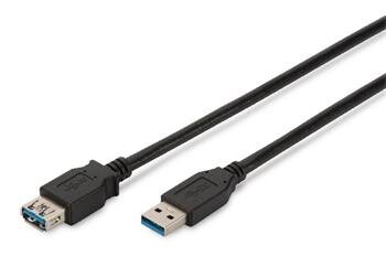 Digitus Prodlužovací kabel USB 3.0, typ A M / F, 3,0m, kompatibilní s USB 3.0, bl Digitus Prodlužovací kabel USB 3.0, typ A M / F, 3,0m, kompatibilní s USB 3.0, bl