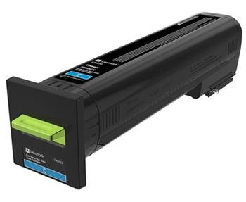 Lexmark CS820 Cyan Extra High Yield Corporate Toner Cartridge - 22 000 stran Lexmark CS820 Cyan Extra High Yield Corporate Toner Cartridge - 22 000 stran