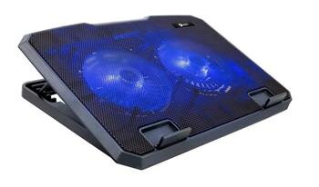 C-TECH Chladící podložka pro ntb CLP-140, 15,6", 2x 140mm, 2x USB, modré podsvícení C-TECH Chladící podložka pro ntb CLP-140, 15,6", 2x 140mm, 2x USB, modré podsvícení