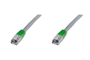 Digitus CAT 5e SF-UTP crossover patch cable, Cu, PVC AWG 26/7, length 2 m, color grey Digitus CAT 5e SF-UTP crossover patch cable, Cu, PVC AWG 26/7, length 2 m, color grey