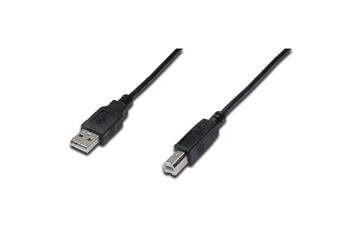 Digitus Připojovací kabel USB 2.0, typ A - B M / M, 3,0 m, černý Digitus Připojovací kabel USB 2.0, typ A - B M / M, 3,0 m, černý