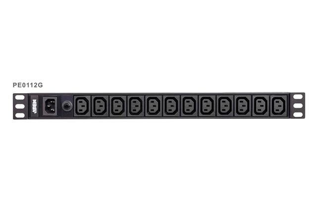 Aten PE0112 Základní řada PDU 10A Vstup C14 výstup 12x C13