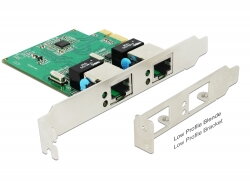 Delock PCI Express Karta > 2 x Gigabit LAN Delock PCI Express Karta > 2 x Gigabit LAN
