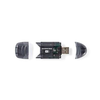 Nedis CRDRU2100BK - Čtečka Paměťových Karet | Multifunkční | USB 2.0 Nedis CRDRU2100BK - Čtečka Paměťových Karet | Multifunkční | USB 2.0