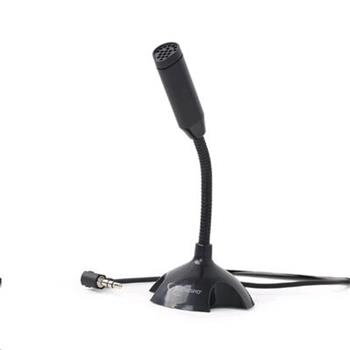 Gembird Mikrofon na stůl MIC-D-02, černý Gembird Mikrofon na stůl MIC-D-02, černý