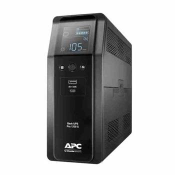 APC Back UPS Pro BR 1200VA(720W), sinusoida, 8 zásuvek, AVR, LCD rozhraní APC Back UPS Pro BR 1200VA(720W), sinusoida, 8 zásuvek, AVR, LCD rozhraní