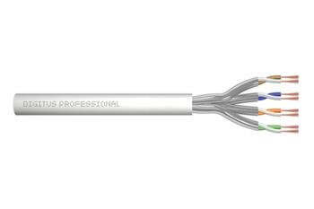 DIGITUS Kabel CAT 6A U-FTP, surová délka 305 m, papírová krabička, AWG 27/7, LSZH, simplex, barva šedá DIGITUS Kabel CAT 6A U-FTP, surová délka 305 m, papírová krabička, AWG 27/7, LSZH, simplex, barva šedá