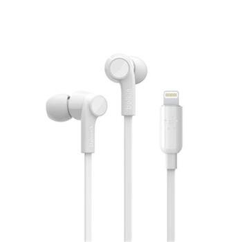 Belkin ROCKSTAR™ Sluchátka s lightning konektorem - bílá Belkin ROCKSTAR™ Sluchátka s lightning konektorem - bílá