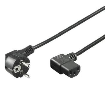 PremiumCord napájecí kabel 240V, délka 2m CEE7 pravoúhlý/IEC C13 pravoúhlý PremiumCord napájecí kabel 240V, délka 2m CEE7 pravoúhlý/IEC C13 pravoúhlý