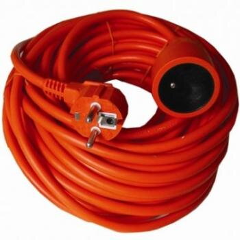 PremiumCord prodlužovací přívod 230V, 20m, oranžový, zástrčka-zásuvka PremiumCord prodlužovací přívod 230V, 20m, oranžový, zástrčka-zásuvka