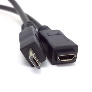 PremiumCord Kabel prodlužovací micro USB 2.0 male-female, černý 2m PremiumCord Kabel prodlužovací micro USB 2.0 male-female, černý 2m