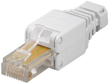 Premiumcord Konektor RJ45 8pinů Cat5e - montáž bez nástroje Premiumcord Konektor RJ45 8pinů Cat5e - montáž bez nástroje