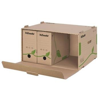 LEITZ Esselte ECO archivační kontejner otvírání zpředu, na krabice 80/100 mm, hnědá LEITZ Esselte ECO archivační kontejner otvírání zpředu, na krabice 80/100 mm, hnědá