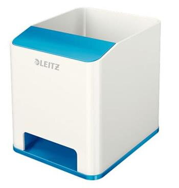 LEITZ Stojánek na tužky WOW hudební, bílá/modrá LEITZ Stojánek na tužky WOW hudební, bílá/modrá