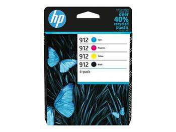 HP Ink Cartridge 912/CMYK/315/300 stran/4-pack HP Ink Cartridge 912/CMYK/315/300 stran/4-pack