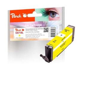 PEACH kompatibilní cartridge Canon CLI-571XLY, yellow, 11 ml PEACH kompatibilní cartridge Canon CLI-571XLY, yellow, 11 ml
