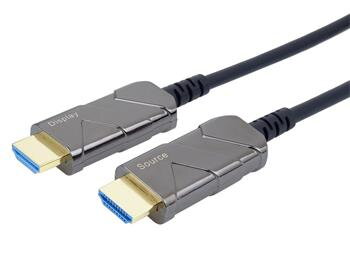 PremiumCord Ultra High Speed HDMI 2.1 optický fiber kabel 8K@60Hz,zlacené 20m