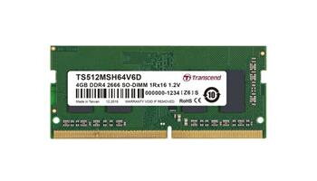 Transcend paměť 4GB SODIMM DDR4 2666 1Rx16 CL19