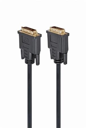 Gembird kabel propojovací DVI-DVI, M/M, 1,8m DVI-D dual link Gembird kabel propojovací DVI-DVI, M/M, 1,8m DVI-D dual link
