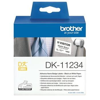 Brother - DK-11234 (papierové visačky - oblečenie - 260ks) 62x100mm