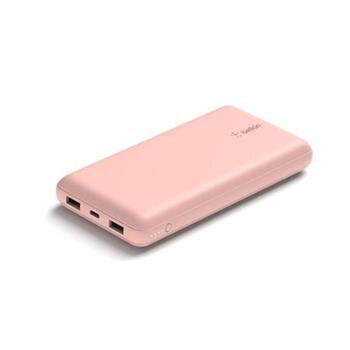 Belkin USB-C PowerBanka, 20000mAh, 15W, růžová Belkin USB-C PowerBanka, 20000mAh, 15W, růžová